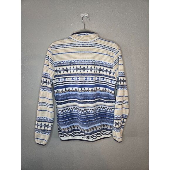 Columbia Women's Mountain Side Aztec Striped Fleece Sweater Size Medium - Picture 9 of 9